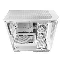 Obudowa MSI MAG PANO M100R PZ WHITE M-ATX Micro Tower z okne… | PartsPC.pl