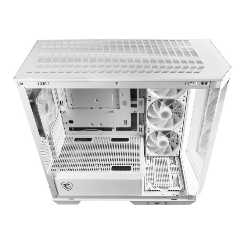 Obudowa MSI MAG PANO M100R PZ WHITE M-ATX Micro Tower z okne… | PartsPC.pl