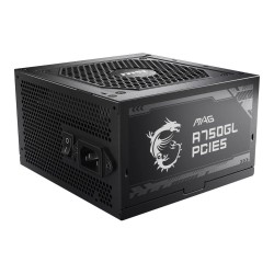 Zasilacz MSI MAG A750GL PCIE5 750W 120mm 80plus Gold | PartsPC.pl