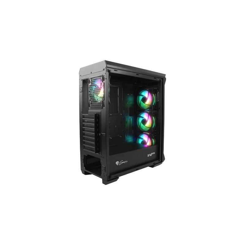 Obudowa Genesis Irid 505 ATX Midi (z oknem, USB 3.0) ARGB | PartsPC.pl