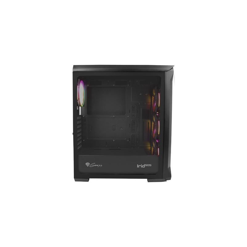 Obudowa Genesis Irid 505 ATX Midi (z oknem, USB 3.0) ARGB | PartsPC.pl