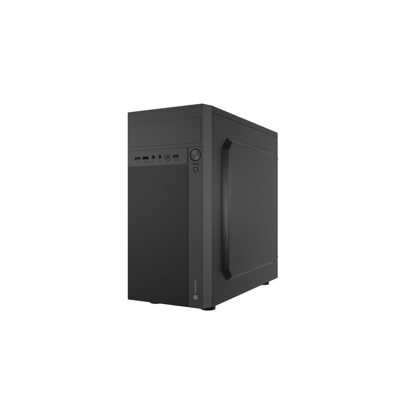 Obudowa Natec Helix USB-C MATX Mini Tower czarna | PartsPC.pl