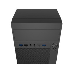 Obudowa Natec Helix USB-C MATX Mini Tower czarna | PartsPC.pl