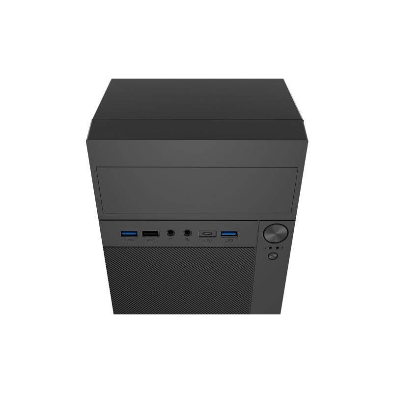 Obudowa Natec Helix USB-C MATX Mini Tower czarna | PartsPC.pl