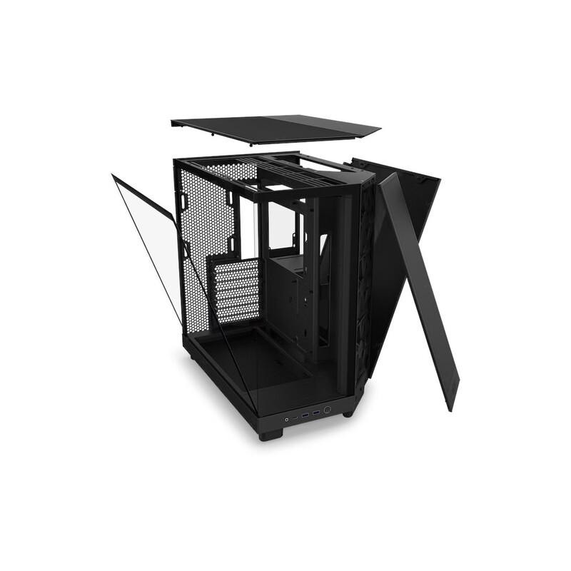 Obudowa NZXT H6 Flow Midi Tower czarna z oknem | PartsPC.pl