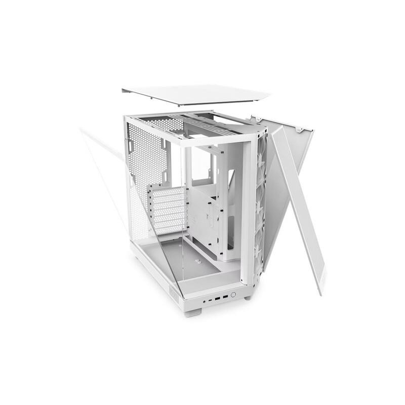 Obudowa NZXT H6 Flow Midi Tower biała z oknem | PartsPC.pl