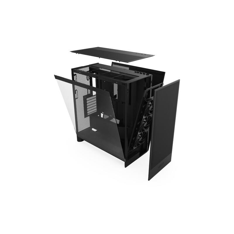Obudowa NZXT H7 Flow (2024) Midi Tower z oknem Czarna | PartsPC.pl