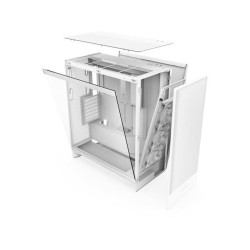 Obudowa NZXT H7 Flow (2024) Midi Tower z oknem Biała