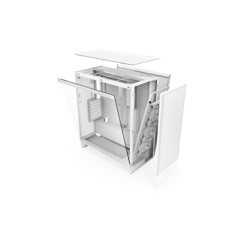 Obudowa NZXT H7 Flow (2024) Midi Tower z oknem Biała