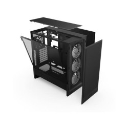 Obudowa NZXT H5 Flow RGB (2024) Midi Tower z oknem Czarna | PartsPC.pl