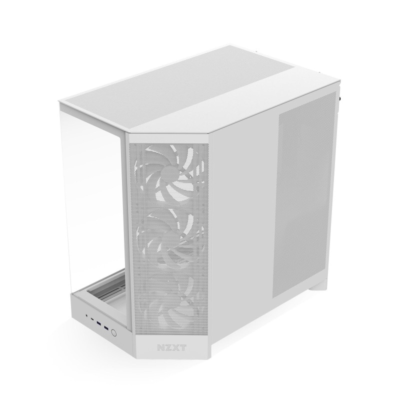 Obudowa NZXT H9 Flow (2025) Midi Tower z oknem biała | PartsPC.pl