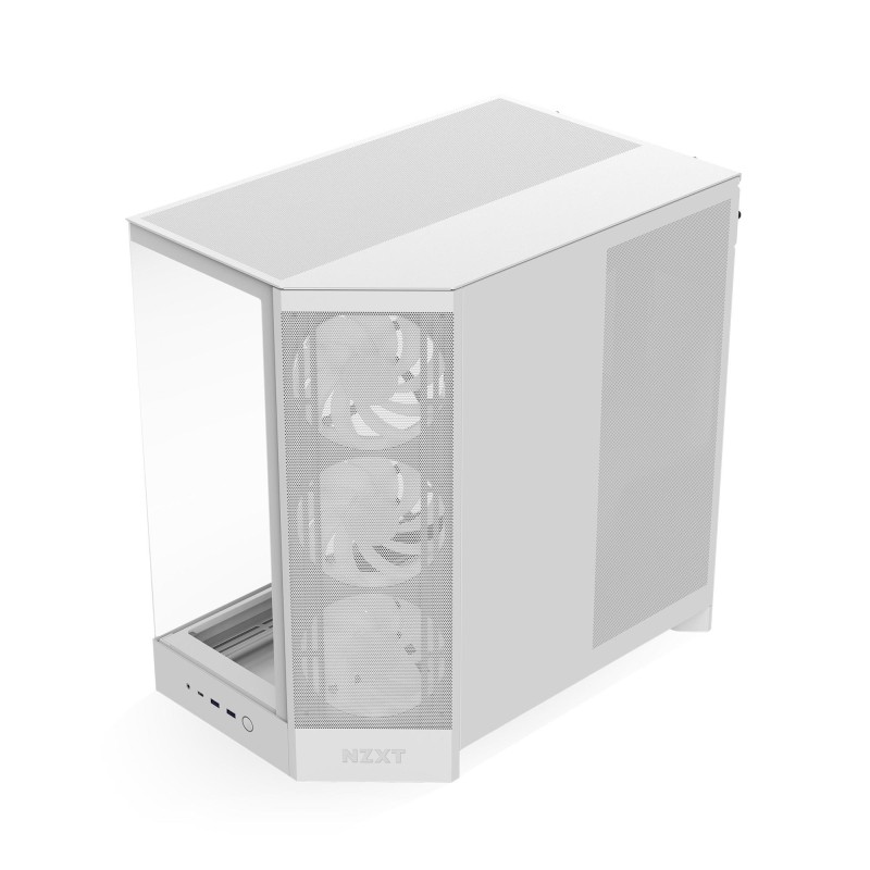 Obudowa NZXT H9 Flow RGB (2025) Midi Tower z oknem biała | PartsPC.pl