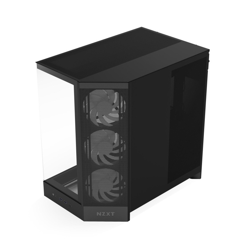 Obudowa NZXT H9 Flow RGB (2025) Midi Tower z oknem czarna | PartsPC.pl