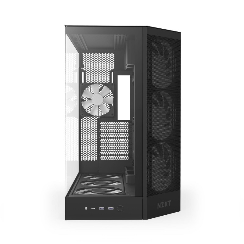 Obudowa NZXT H9 Flow RGB+ (2025) Midi Tower z oknem cz... | PartsPC.pl