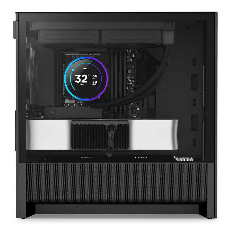 Obudowa NZXT H3 Flow MATX Mini Tower z oknem czarna | PartsPC.pl