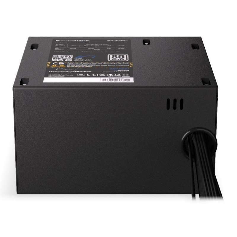 Zasilacz Endorfy Elementum E5 550W ATX 120mm 80 Plus aPFC | PartsPC.pl