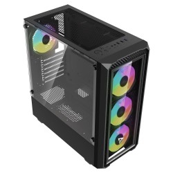 Savio Obudowa komputerowa NOCTIS GLASS RGB X1 | PartsPC.pl