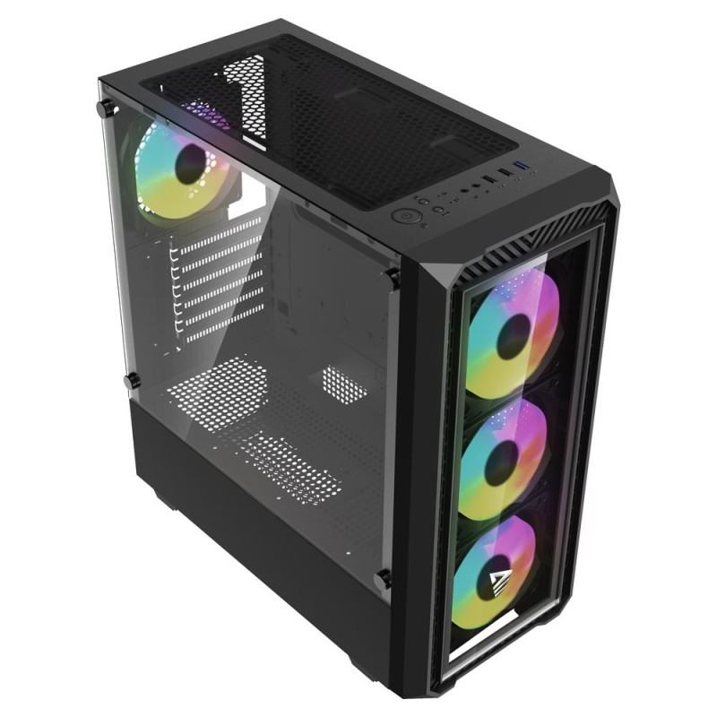 Savio Obudowa komputerowa NOCTIS GLASS RGB X1 | PartsPC.pl