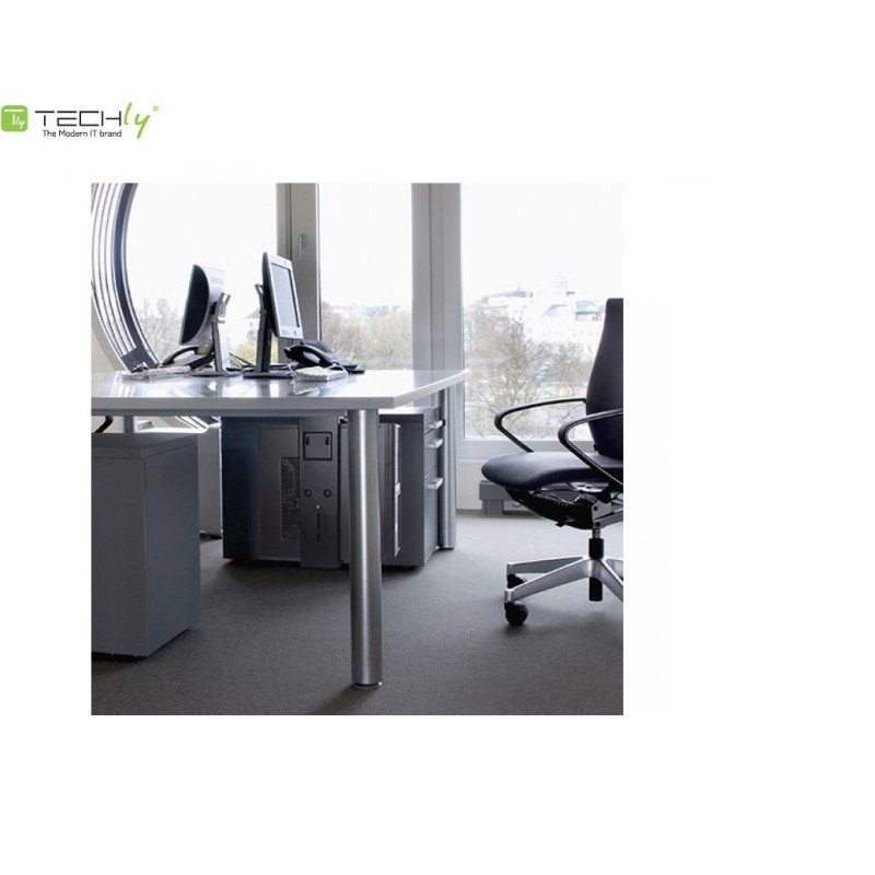 Uchwyt Techly na obudowę PC podblatowy/ścienny, regulowany, … | PartsPC.pl