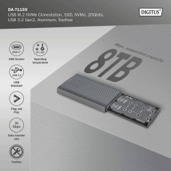 Obudowa/Stacja klonująca DIGITUS USB 3.1 Typ C na dyski SSD … | PartsPC.pl
