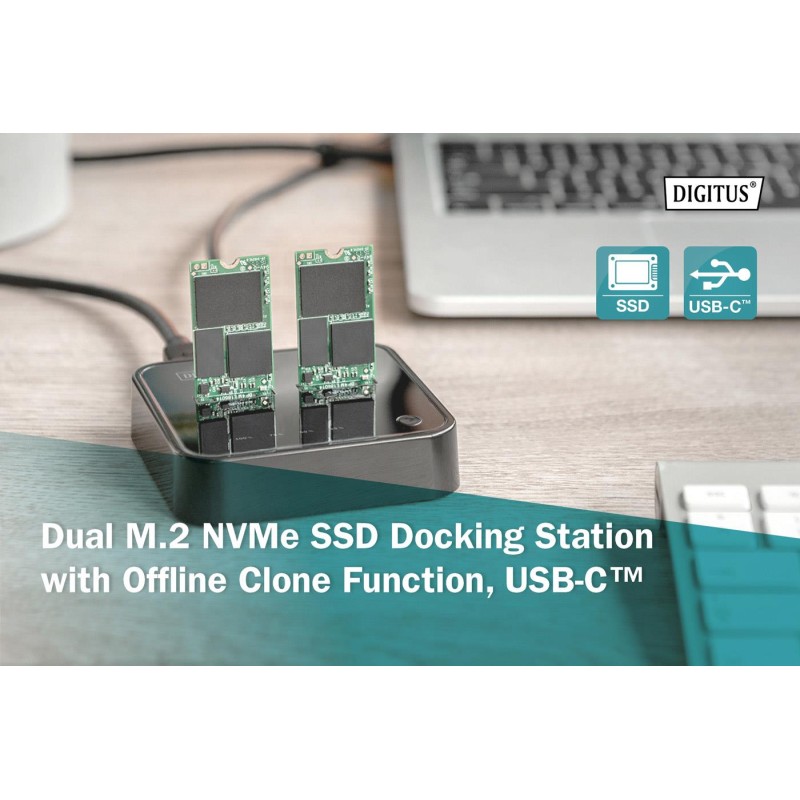 Stacja dokująca DIGITUS do SSD M.2 NVMe z funkcją klonowania… | PartsPC.pl