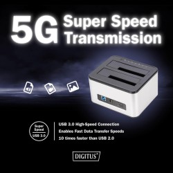 Stacja dokująca DIGITUS USB 3.0 Super Speed do 2x SSD/HDD 2.… | PartsPC.pl