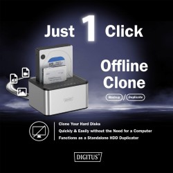 Stacja dokująca DIGITUS USB 3.0 Super Speed do 2x SSD/HDD 2.… | PartsPC.pl