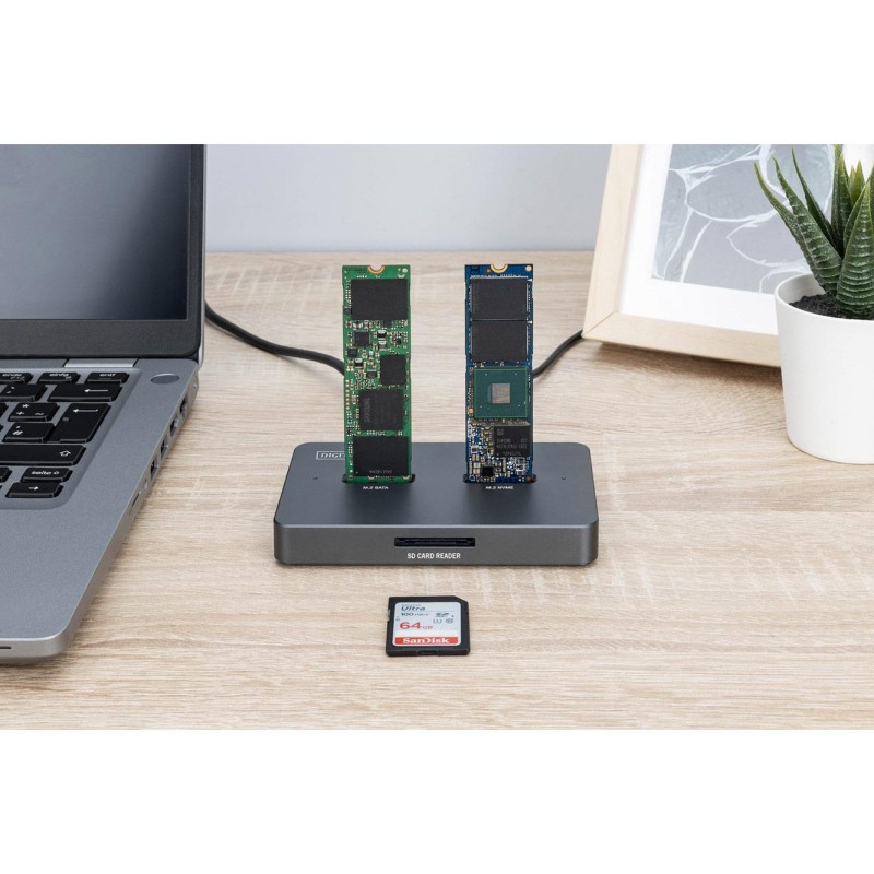 Stacja dokująca DIGITUS USB-C 3.2 Gen2 dla dysków SSD M.2 Du… | PartsPC.pl