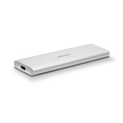 Obudowa na dysk LINDY M.2 SATA - USB-C 3.2 Gen2 srebrna | PartsPC.pl