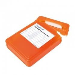 Pudełko ochronne na HDD LogiLink UA0133 3,5" pomarańczowe | PartsPC.pl