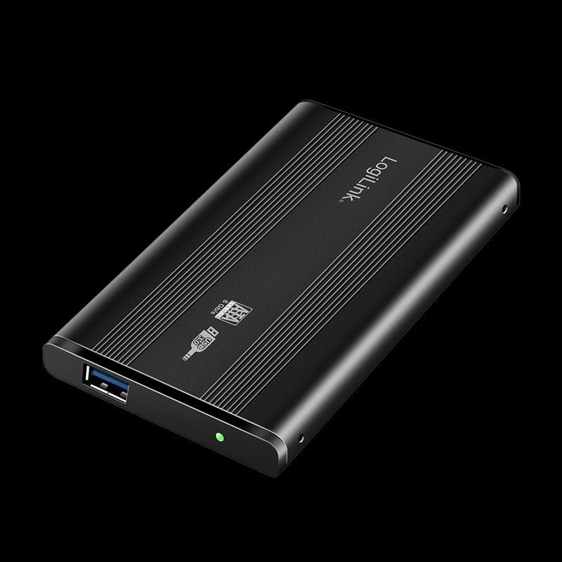 Obudowa na dysk LogiLink UA0106 2.5" SATA USB 3.0, czarna | PartsPC.pl