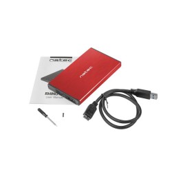 Obudowa na dysk HDD/SSD Natec RHINO Go USB 3.0 2.5" SATA cze… | PartsPC.pl