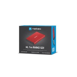 Obudowa na dysk HDD/SSD Natec RHINO Go USB 3.0 2.5" SATA cze… | PartsPC.pl