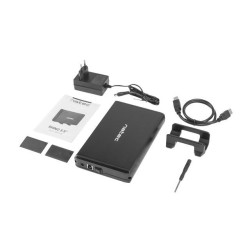 Obudowa na dysk HDD/SSD Natec RHINO USB 3.0 3.5" ALU Black S… | PartsPC.pl
