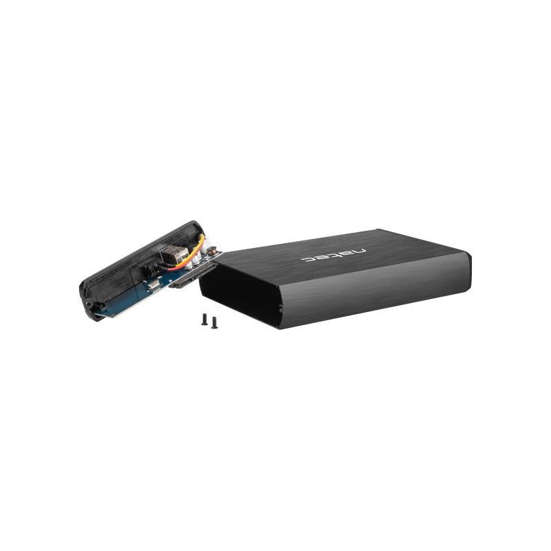 Obudowa na dysk HDD/SSD Natec RHINO USB 3.0 3.5" ALU Black S… | PartsPC.pl