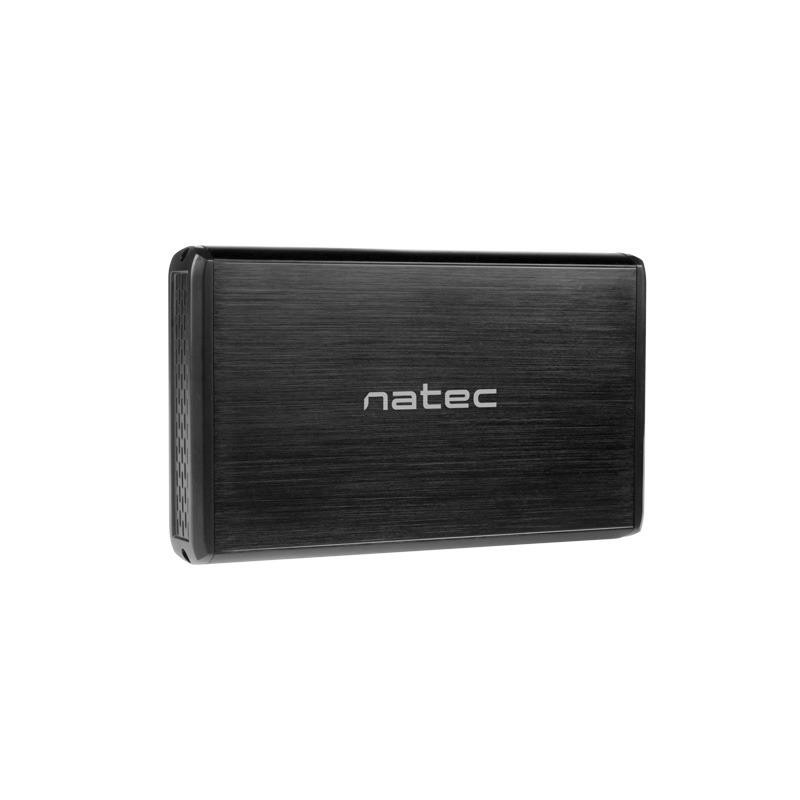 Obudowa na dysk HDD/SSD Natec RHINO USB 3.0 3.5" ALU Black S… | PartsPC.pl