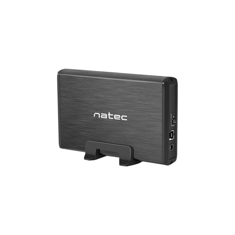 Obudowa na dysk HDD/SSD Natec RHINO USB 3.0 3.5" ALU Black S… | PartsPC.pl