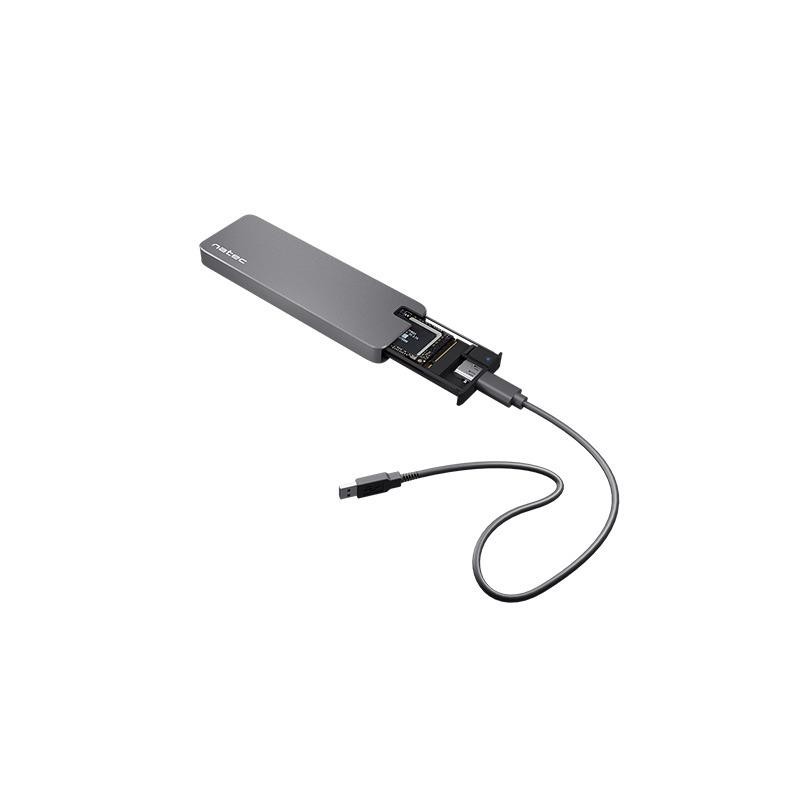 Obudowa na dysk SSD Natec Rhino M.2 NVME USB-C 3.1 Gen 2 Alu… | PartsPC.pl