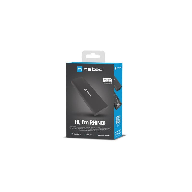 Obudowa na dysk Natec SSD zewnętrzna Rhino M.2 NVMe Lite USB… | PartsPC.pl