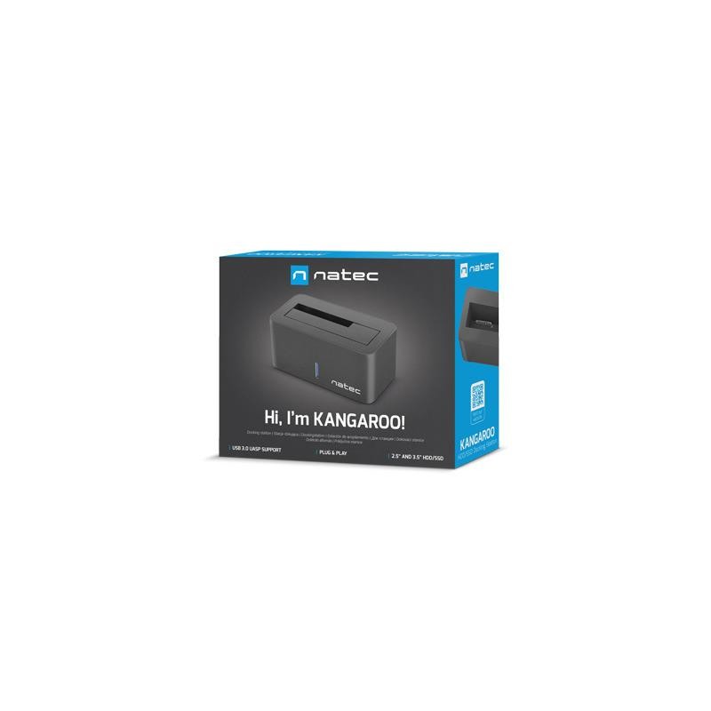 Stacja dokująca HDD Natec Kangaroo SATA 2.5" + 3.5" USB 3.0 … | PartsPC.pl
