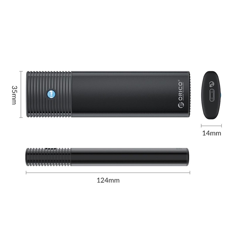 Orico Obudowa dysku M.2 NVMe USB-C 10 Gbps czarna