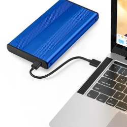 Obudowa Qoltec na dysk HDD/SSD 2.5" SATA3 | USB 3.0 | Niebie… | PartsPC.pl
