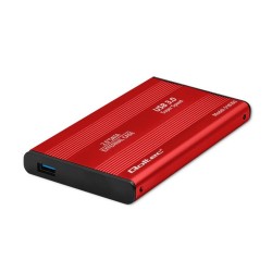 Obudowa Qoltec na dysk HDD/SSD 2.5" SATA3 | USB 3.0 | Czerwo… | PartsPC.pl