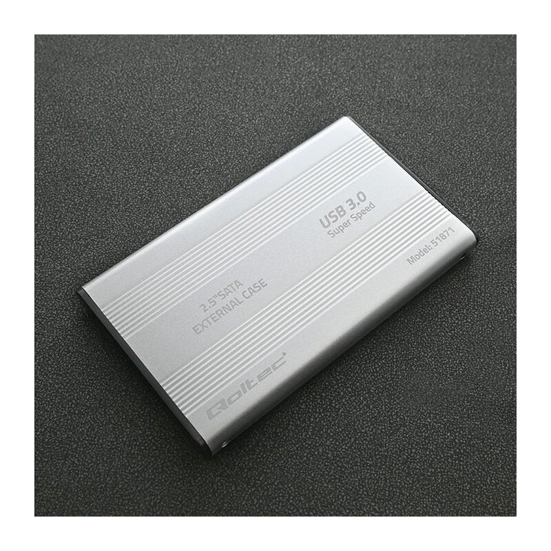 Obudowa/kieszeń Qoltec do dysków HDD SSD 2.5" SATA3 | USB 3.… | PartsPC.pl