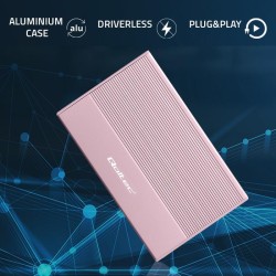 Obudowa/kieszeń Qoltec na dysk SSD HDD 2.5" | SATA | USB 3.0… | PartsPC.pl