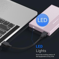 Obudowa/kieszeń Qoltec na dysk SSD HDD 2.5" | SATA | USB 3.0… | PartsPC.pl