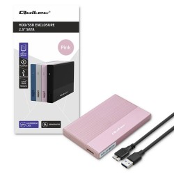 Obudowa/kieszeń Qoltec na dysk SSD HDD 2.5" | SATA | USB 3.0… | PartsPC.pl