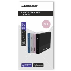 Obudowa/kieszeń Qoltec na dysk SSD HDD 2.5" | SATA | USB 3.0… | PartsPC.pl