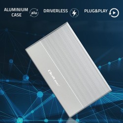 Obudowa/kieszeń Qoltec na dysk SSD HDD 2.5" | SATA | USB 3.0… | PartsPC.pl
