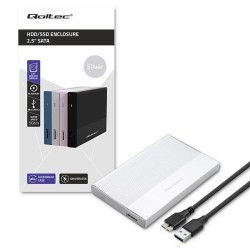 Obudowa/kieszeń Qoltec na dysk SSD HDD 2.5" | SATA | USB 3.0… | PartsPC.pl